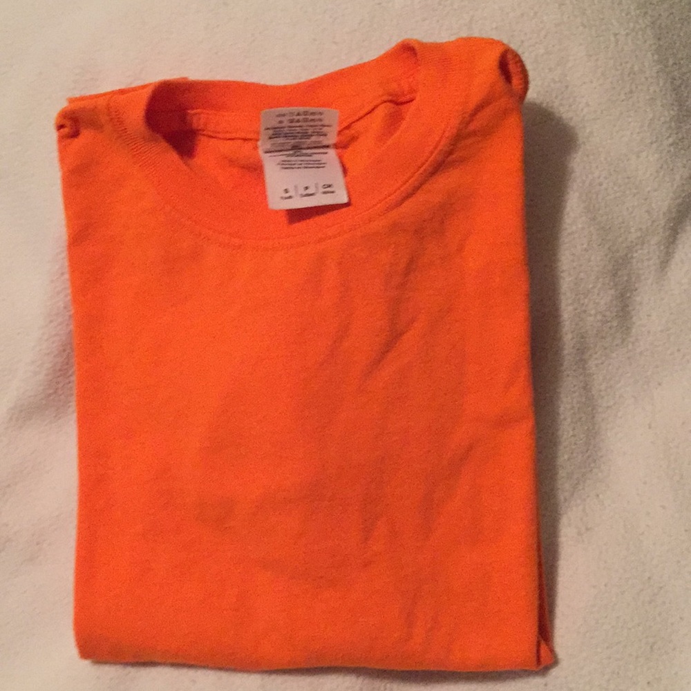 Boys short sleeve orange T-shirt